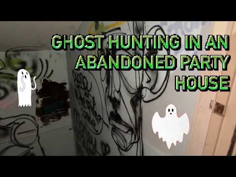 Urban Exploration and Ghost Investigation of an ABANDONED PARTY HOUSE
