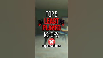 Least Played R6 Operators 📉