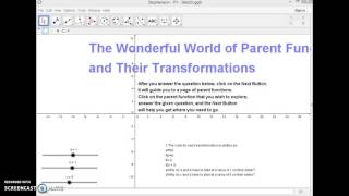 Stephenson-P1-GeoGebra Sketch Algebra 1 & Algebra 2