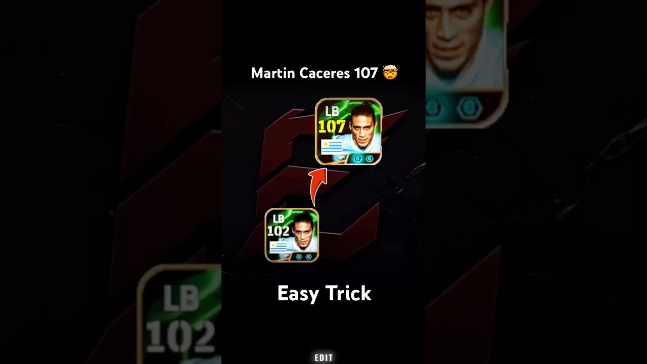 Trick to 107 rating FREE Martin Caceres ✅ | Training Guide 