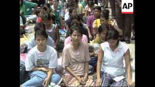 THAILAND: 999 PRISONERS RELEASED TO MARK KING'S 50TH ANNIVERSARY