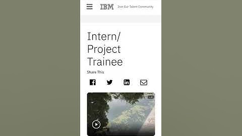 IBM Hiring Intern | Internship at IBM #shorts #viral #trending #jobs