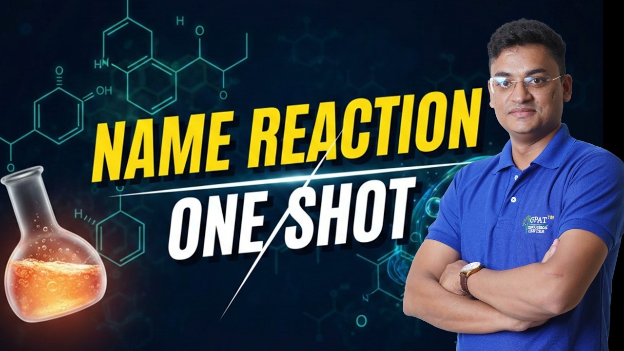 D-200 | 60 Important Named Reaction in 60 Minutes For GPAT, NIPER