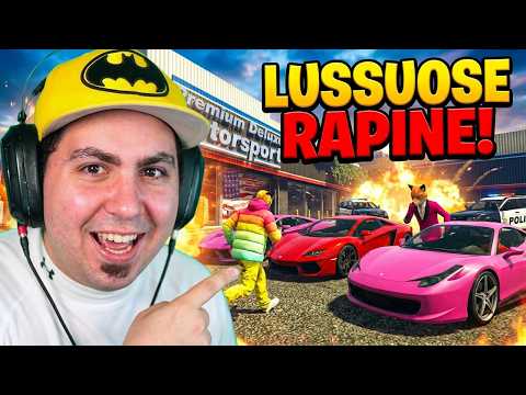 I STEAL ALL MY FRIENDS' CARS FROM THE GTA5 DEALERSHIP!!