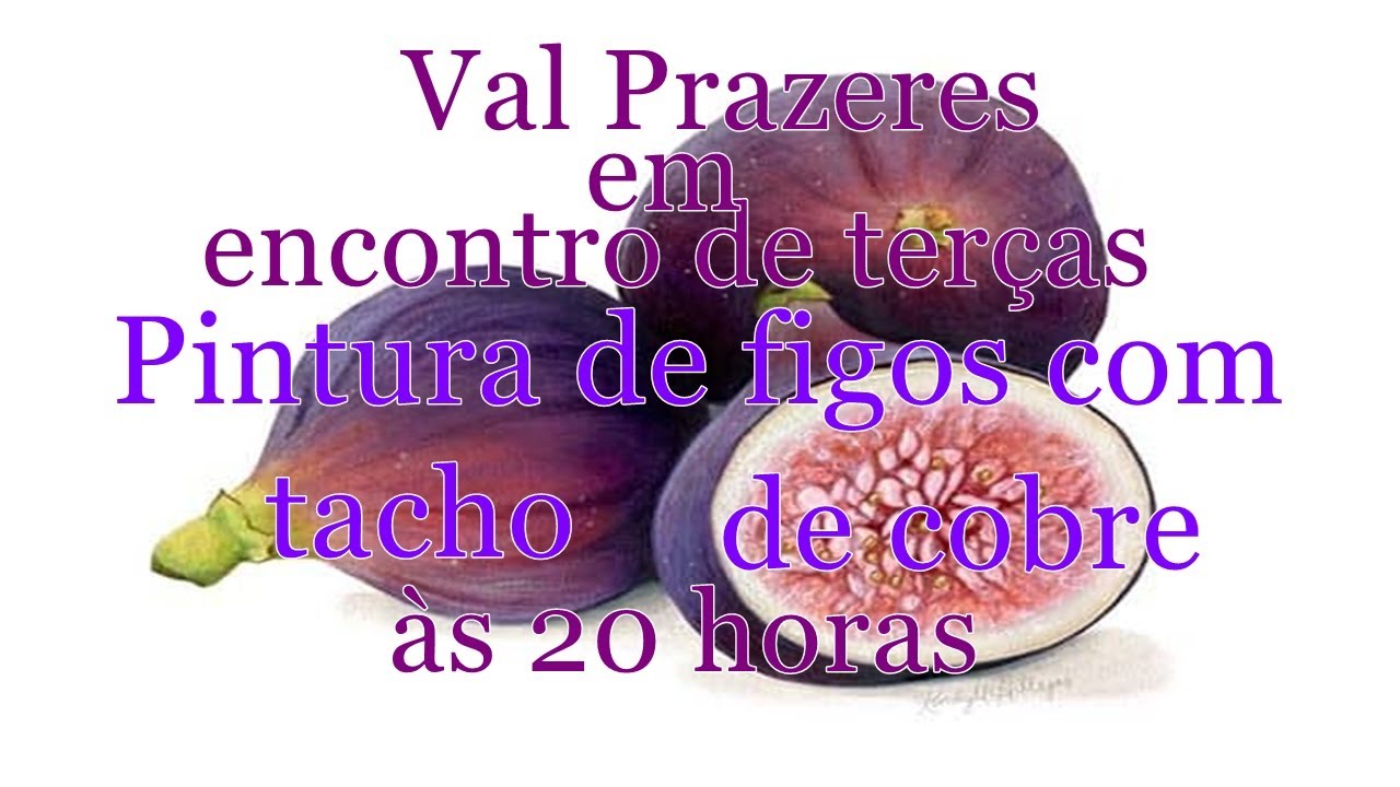 Pintura de figos com tacho de cobre