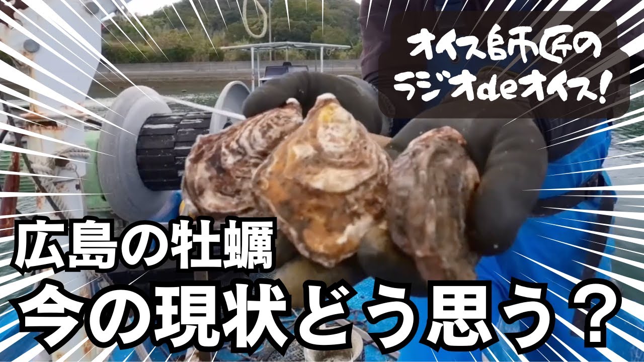 【聞き流しラジオ】広島かき大量死問題や養殖方法について、どう思う？？