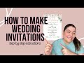 Digital Products | Wedding Invitation Tutorial | Digital Products to Sell Online | Nancy Badillo