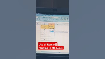 How to connect a Number to Roman numeral in MS excel 🤔🤔🤔