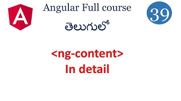 Ng content  in in Angular | ng content directive in angular | Angular tutorials for beginners