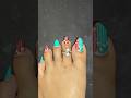 🌸🧿 EASY TOENAILART DESIGN #toenailart #nailart #youtubeshorts #explorewithriya #nailart2025