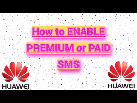 Premium SMS how to allow on Huawei phones