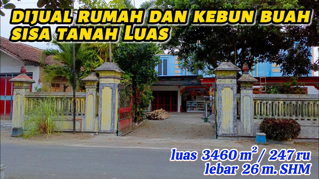 Dijual Rumah Dan Kebun Buah Sisa Tanah Luas ( 082194791760 ) 
