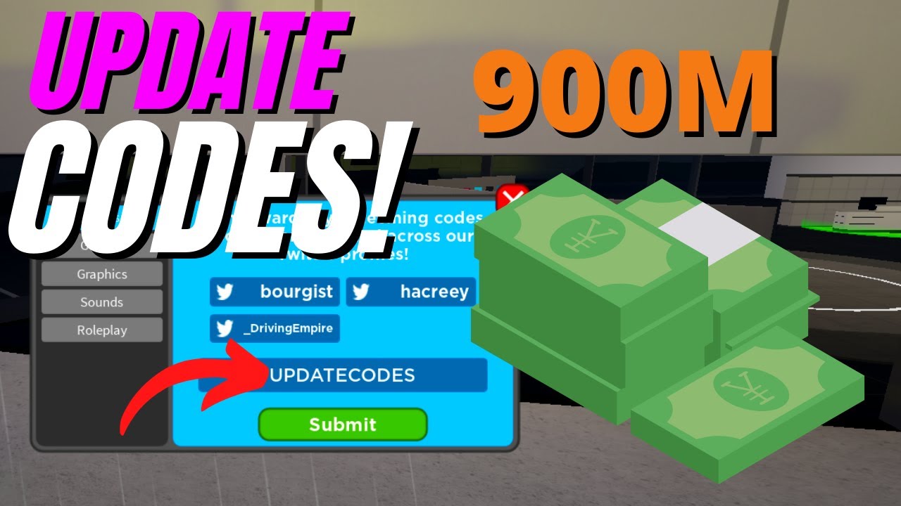 *NEW* UPDATE! MONEY* CODES* Driving Empire ROBLOX YouTube