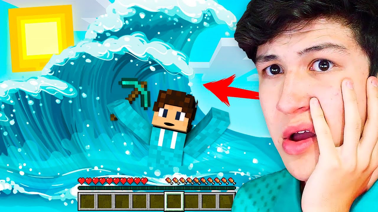 ¿Qué PASA si Hay un TSUNAMI en MINECRAFT? Minecraft Mods