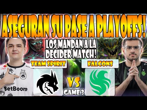 TEAM SPIRIT VS FALCONS BO3[GAME 3]YATORO, COLLAPSE VS ATF, SKITER- FISSURE UNIVERSE: EPISODE 3-DOTA