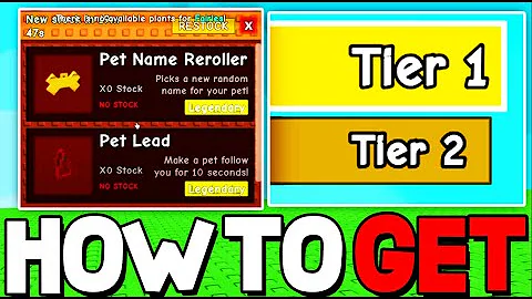 How To FEED NPC FOOD To GET TIER 2 PET EGGS SHOP in GROW A GARDEN! | Roblox