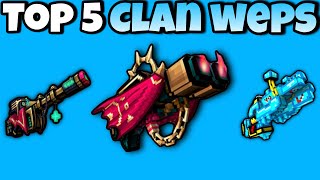 Top 5 Clan Weapons of 2026.. (Pixel Gun 3D)   PROMO CODE