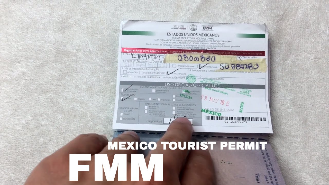 travel permit mexico