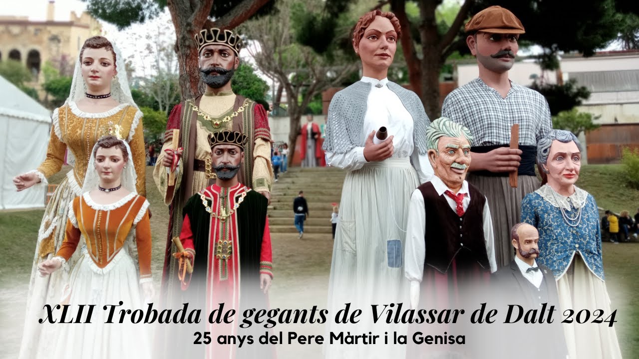 XLII Trobada de gegants de Vilassar de Dalt - 25 anys del Pere Màrtir i la Genisa (1/5/2024)