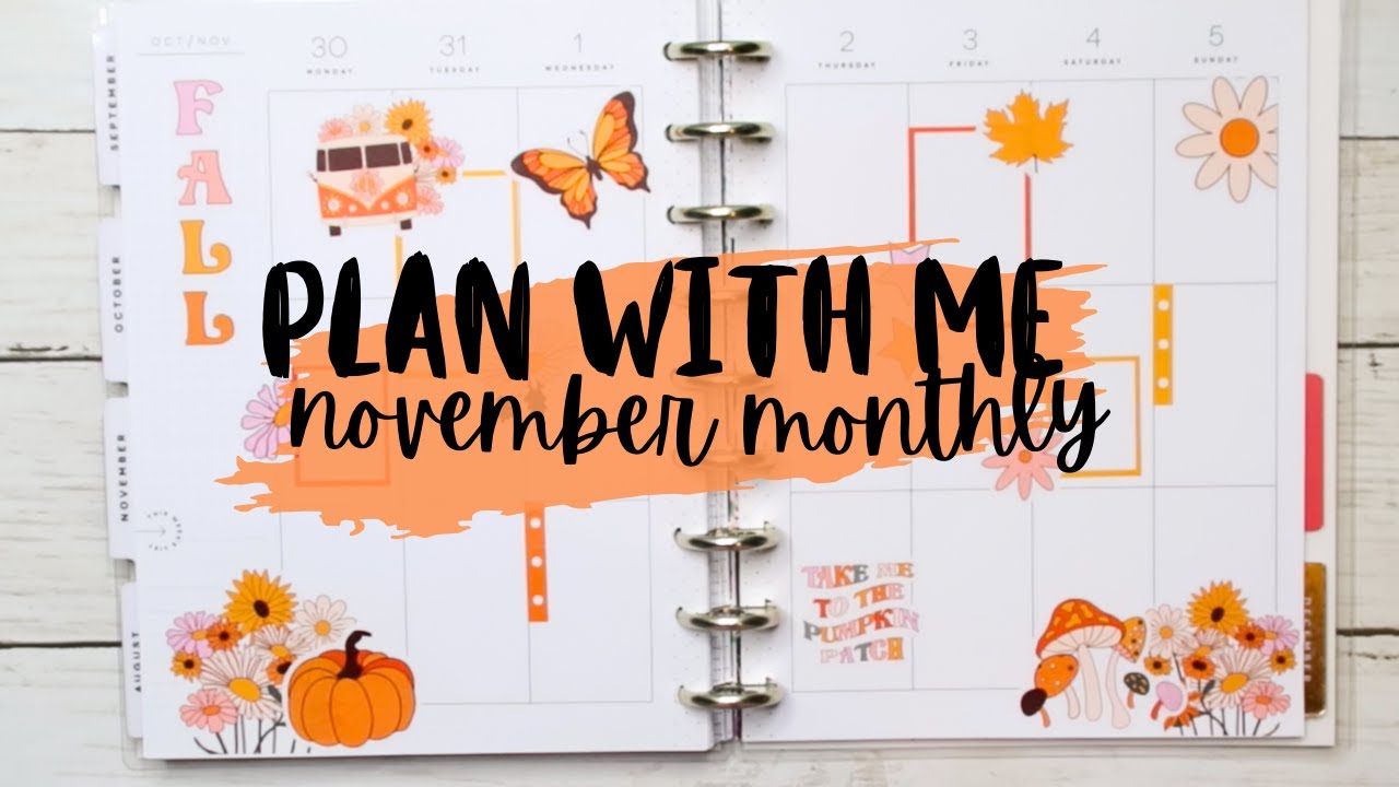 November Monthly + Plan with Me 