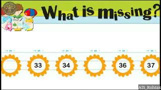 Cognitive Development | Missing Numbers 31-40