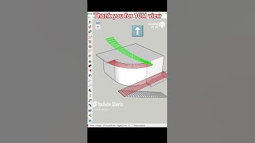 bend the #staircase  using the shape bender tool in the #sketchup #parametricdesign
