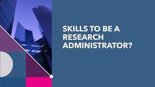 What is a Research Administrator