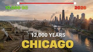 Evolution of CHICAGO | Fixed Camera Timelapse 12,000 Years of History in 12 Minutes