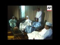 Nigeria - Gaddafi arrives to celebrate holiday