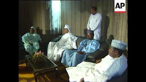 Nigeria - Gaddafi arrives to celebrate holiday