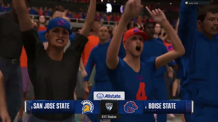 CFB25 dynasty with San Jose State S11 conference championship Vs Boise State (youngmultac)!