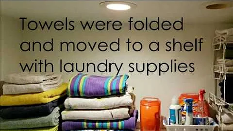 Laundry Organizing by Less is More