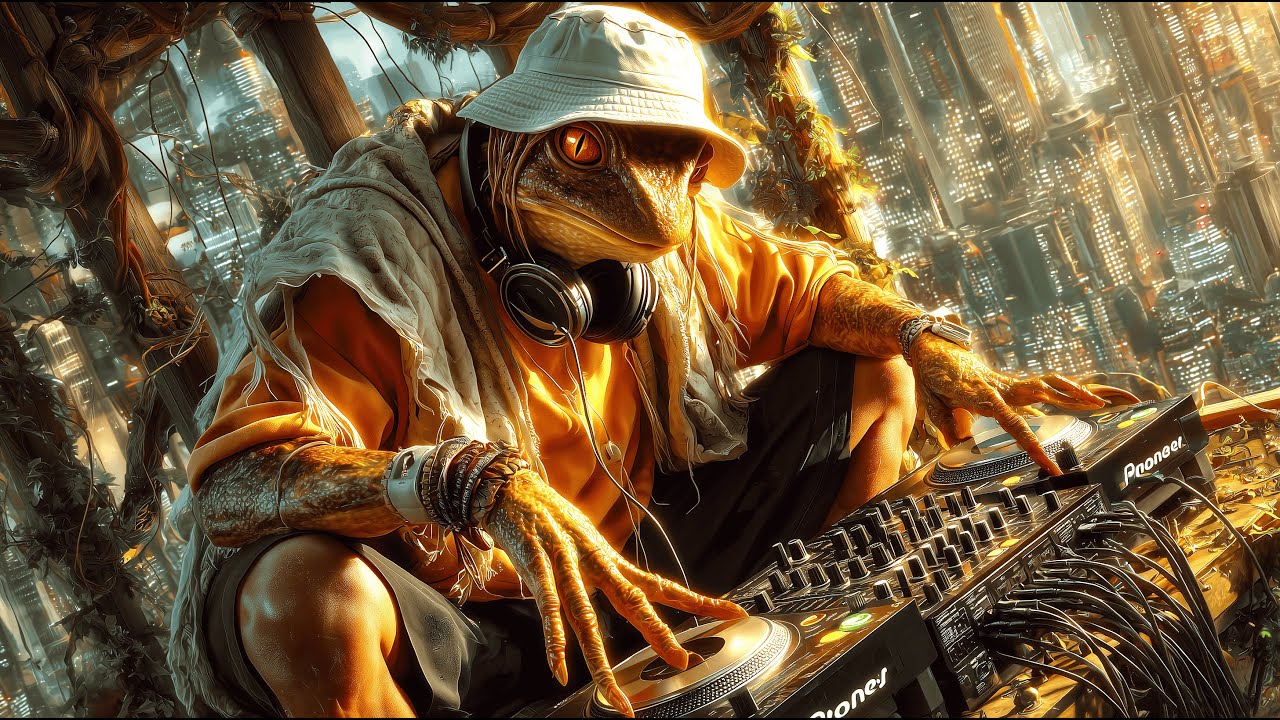 DJ Neon Frog — Swampwave Ritual | Melodic Techno & Progressive House Vibes 🐸💚