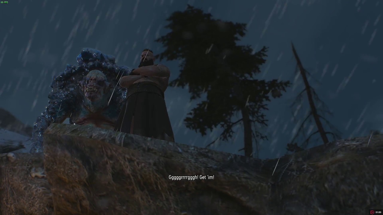 The Witcher 3: Wild Hunt - Werewolf/Ice Troll/Doppler Contract Fight