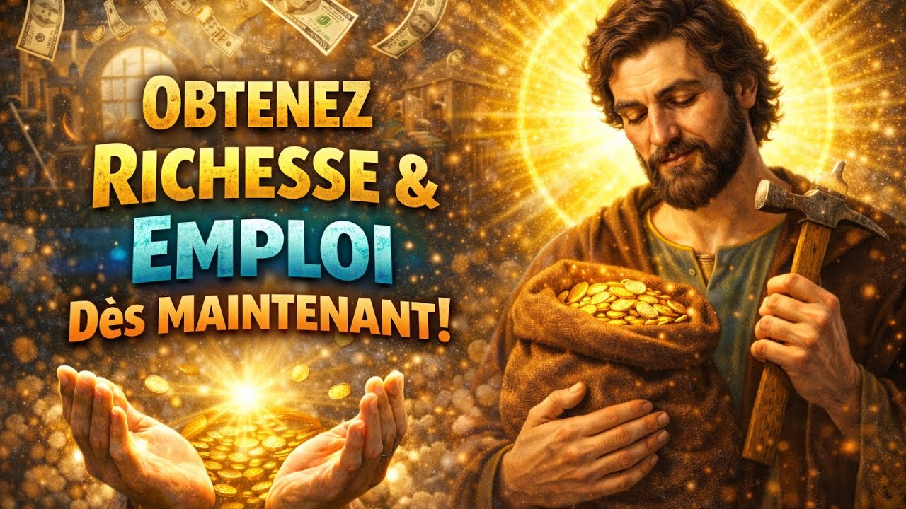 💰 SAINT JOSEPH INTERVIENT : PRIÈRE PUISSANTE pour l’ARGENT et le TRAVAIL 🙏