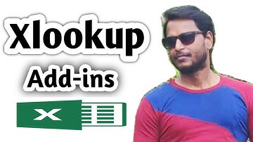 How to Add Xlookup Function In MS Excel  (2007- 2019)   II Xlookup Add On II