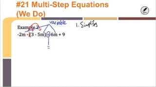 #21 Multi Step Equations