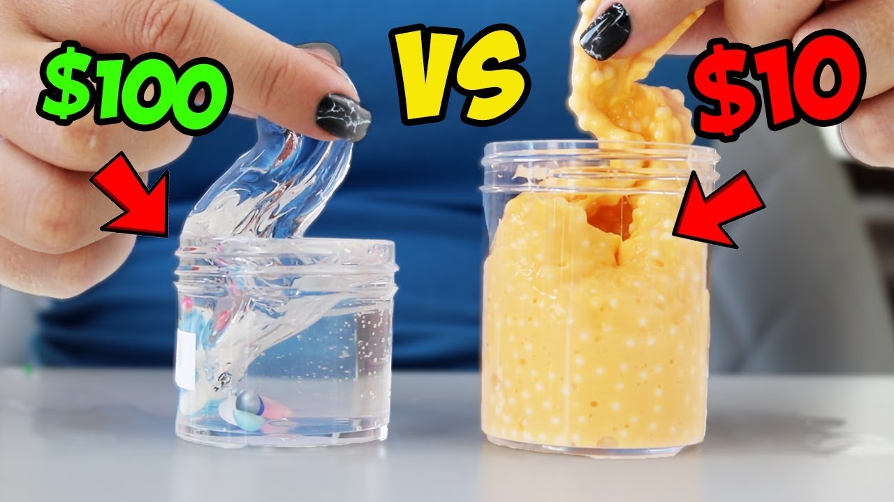 ETSY SLIME MYSTERY BOXES! 10 VS 100 MOST EXPENSIVE SLIME EVER?! YouTube