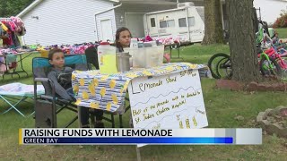 Siblings in Green Bay raising funds with Lemonade stand