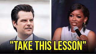 Matt Gaetz EXPLODES at Jasmine Crockett — Her One Document Ends His Rant