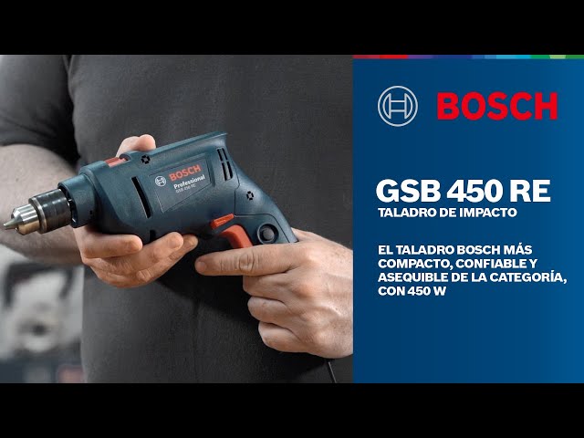 El Taladro Bosch más compacto y asequible de su categoría: GSB 450 RE 
