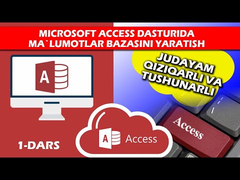 Video: Qaysi Access ma'lumotlar bazasi ob'ektini kiritish uchun foydalanish mumkin?