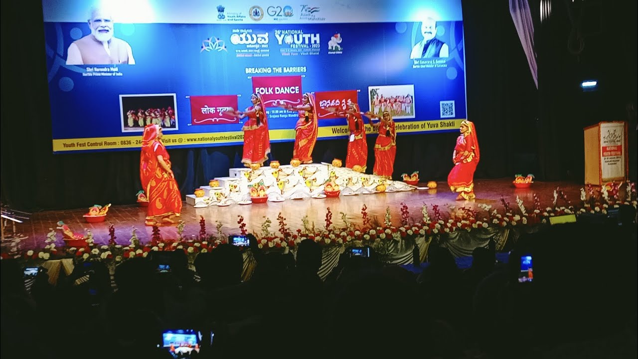 BIHAR FOLK DANCE NYF 2023 - YouTube