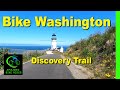 30 Minute Virtual Bike Ride | Cape Disappointment–Discovery Trail-Washington Coast | Cycling Workout