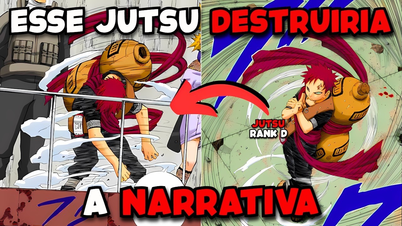 O JUTSU Rank D que DESTRUIU a Lógica de Naruto