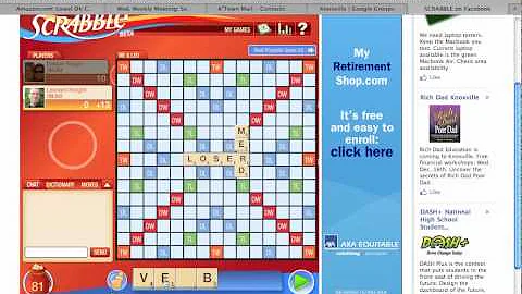 Comment jouer au Scrabble entre amis sur Facebook ?