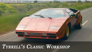 Catching up with The Italian Jobs  Ferrari & Lamborghini Restorations | Tyrrell's Classic Workshop