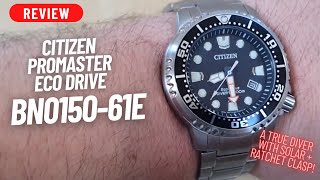 REVIEW: CITIZEN PROMASTER ECO DRIVE 44MM BN0150-61E DIVERS 200M WATCH screenshot 3