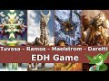 Tuvasa vs Ramos vs Maelstrom vs Daretti EDH / CMDR game play for Magic: The Gathering