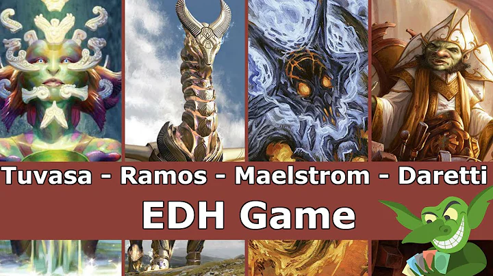Tuvasa vs Ramos vs Maelstrom vs Daretti EDH / CMDR game play for Magic: The Gathering